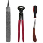 Zvd - 4 pices cheval marchal - ferrant sabot pince garniture ferrage fichier rpe poigne sabot coupe ...