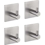 Zvd - 4 pi�ces crochet adh�sif 3m, mural de salle de bains, accroche torchon cuisine, accroche tableau ...