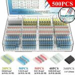 Zvd - 500pcs cosses electriques souder gaine thermor�tractable, thermor�tractables souder bout � bout ...
