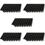 Zvd - 5pcs plateaux de culture de plantes 50 plateaux de d�marrage de semis de cellules pour la germination ...