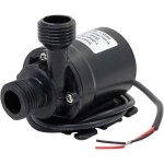 Zvd - 800l / h 5m pompe � eau submersible dc 12v pompe amphibie pour �tang �tang aquarium fontaine solaire ...