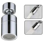 Zvd - a�rateur de robinet(argent), 360� pivotant embout robinet cuisine, 2 modes mousseur robinet economie ...