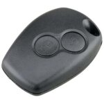 Zvd boitier de cl� 2 boutons sans lame compatible avec renault clio 3, twingo 2, master 3, kangoo 2, ...
