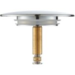 Zvd - bouchon de bain universel, diamtre 70 mm, bouchon de vidange chrom avec double joint innovant, ...