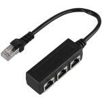 Zvd - c�ble d'extension ethernet, 8 pouces extension de c�ble include ethernet coupleur rj45 1 m�le � ...