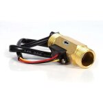Zvd - capteur de dbit d'eau dbitmtre interrupteur de dbit d'eau 60mm g1 / 2 in fil de cuivre liquide ...
