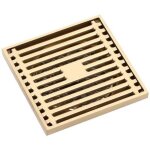 Zvd - carr� salle de bains douche drain siphon de sol pi�ge grille d�chets passoire fil de sol drains ...