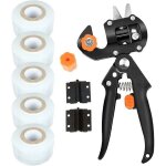 Zvd - ciseaux de greffage professionnels, pince � greffer 3 lames interchangeables (v, ?, u) en acier, ...