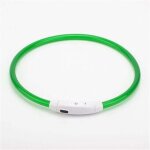 Zvd - collier lumineux chien rechargeable, collier chien led lumineux, clignotant collier de scurit ...