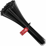 Zvd - collier de serrage 300 mm x 3, 6 mm, attache c�ble, serre c�bles rilsan nylon, colliers serre - ...