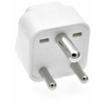 Zvd - convertisseur de prise de commutateur sud - africain adaptateur de prise de type m safe ground ...