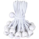 Zvd - cordon �lastique � boule � bascule de 4 pouces, cordon �lastique � boule blanche d'arrimage robuste ...