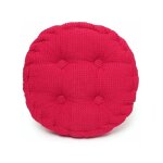 Zvd - coussin de sol pais en velours ctel - confortable et polyvalent - 40, 6 x 40, 6 cm - pour mditation, ...
