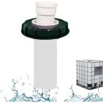Zvd - couvercle de cuve ibc 180 avec filtre en nylon lavable pour cuves d'eau de pluie ibc 1 000 litres, ...