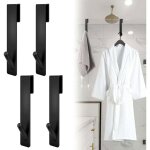 Zvd - crochet pour paroi de douche lot de 4, crochet de douche en acier inoxydable, crochets de porte ...