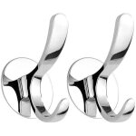 Zvd - crochet porte manteau patere murale crochet serviette acier inoxydable poli manteau peignoir cuisine ...