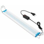 Zvd eclairage aquarium led ultra - mince, rampe led aquarium avec 3 modes lumire rglable fish tank ...