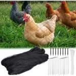 Zvd - filet anti - oiseaux de 7, 6 x 15, 2 m avec maille carr�e de 2, 5 cm, filet de jardin r�utilisable ...