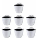 Zvd jardini�res suspendues � arrosage automatique lot de 7 deco mural pot de fleur interieur, exterieur ...