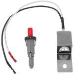Le jeu d'lectrodes d'allumage de cuisinire  gaz weber est compatible avec weber q100 / 200 / 1000 ...