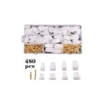 Zvd - kit de 380pcs de connecteurs automobiles 2. 8mm - 2 3 4 6 broches - pour moto voiture camion scooter ...