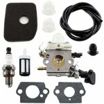 Zvd - kit carburateur avec filtre � air et bougie d'allumage pour souffleurs � feuilles stihl bg86 sh56 ...