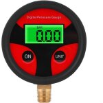 Manomtre numrique de pneu, manomtre jauge de pression des pneus de voiture digital lcd jauge de pression ...
