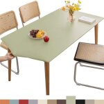 Zvd - nappe rectangulaire ajust�e cuir, nappe � bords �lastiques, nappe lavable pour l'ext�rieur, la ...