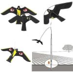Zvd - oiseaux effaroucheur rpulsif flying hawk cerf - volant pour jardin pouvantail cour maison dcoration ...