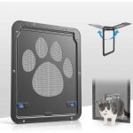 Zvd - pack de 2 porte moustiquaire pour animaux de compagnie dimensions int�rieures 20 x 26 cm porte ...