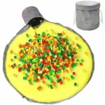 Zvd - panier de rangement pour jouets et tapis de jeu - sac de rangement lego sac de rangement tapis ...