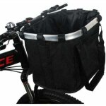 Zvd - panier de v�lo support pour chien pliable amovible, avec panier de guidon de v�lo r�glable lib�ration ...