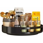 Zvd plateau tournant en acier mtallique pour organisateur de placard, supports  pices rotatifs pour ...