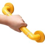 Zvd - poign�e de douche antid�rapante en acier inoxydable 304 avec barre d'appui circulaire lumineuse, ...