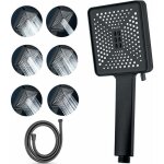 Zvd - pommeau de douche massant avec 6 modes de pulv�risation, douchette douche avec 1. 5m tuyau, grande ...