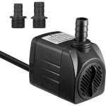 Zvd - pompe submersible 1500 l / h pour aquariums, 25 w, pompe d'aquarium extr�mement silencieuse avec ...