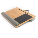 Zvd - portable laptop desk with stand for laptops up to 17 inches with cushion and built - in mouse pad ...