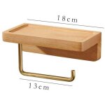 Zvd porte - papier hygi�nique, porte - rouleau de papier hygi�nique, porte - serviettes en bois et laiton, ...