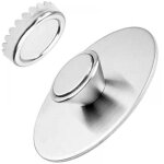 Zvd - porte - savon magn�tique mural en acier inoxydable suspendu distributeur de savon avec aimant pour ...