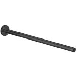 Zvd - un porte - serviettes en inox bross� noir � fixer au mur dans la salle de bain