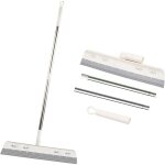 Zvd - raclette de sol en silicone, laveur � raclette � eau amovible, mousse balai pour nettoyage de l'eau, ...