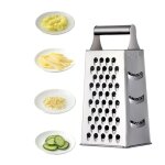 Zvd - rpe 4 cts en acier inoxydable - rpe de cuisine pour rper grossirement et fine, pour fruits, ...