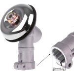 Zvd - renvoi d'angle debroussailleuse universelle, tte de gear rond de 9 dents pour coupe herbe / tronconneus ...