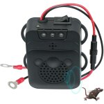 Zvd - rpulsif ultrason pour voiture avec stroboscopique led, garage pour voiture rongeurs souris bestioles ...