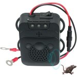 Zvd - rpulsif ultrason pour voiture avec stroboscopique led, garage pour voiture rongeurs souris bestioles ...