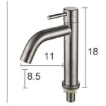 Zvd - robinet lavabo, salle bain avec haut mitigeur lavabo pour lavabo ou vasque de salle bain, chaude ...