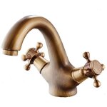 Zvd - robinet m�langeur de lavabo bronze