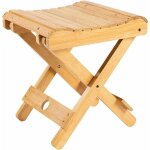 Zvd - tabouret pliable en bois massif - tabouret portable pour la maison, le jeu, la pche, fonctionne ...