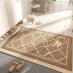 Tapis de porte intrieur, tapis entre absorbant moderne, paillasson d'entree antidrapant lavable en ...