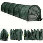 Zvd - tunnel de croissance pliable, r�utilisable r�seau des plantes de serre tunnel pour couvrir les ...